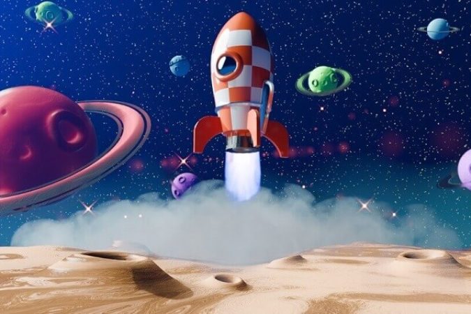 Blender Animation: Cartoon Rocket Adventure with Aliens Course Thumbnail